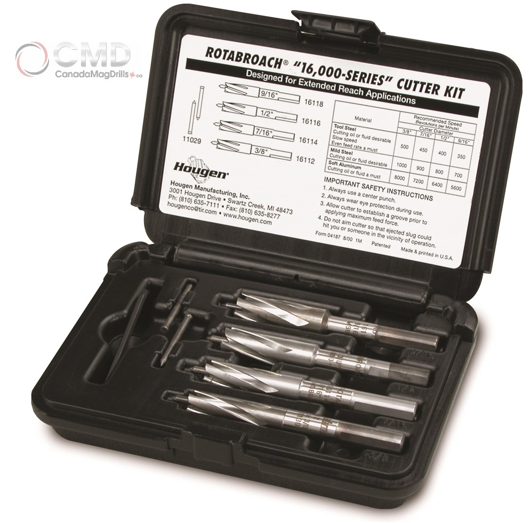 16005 HOUGEN EXTENDED REACH CUTTER KIT Canada Mag Drills