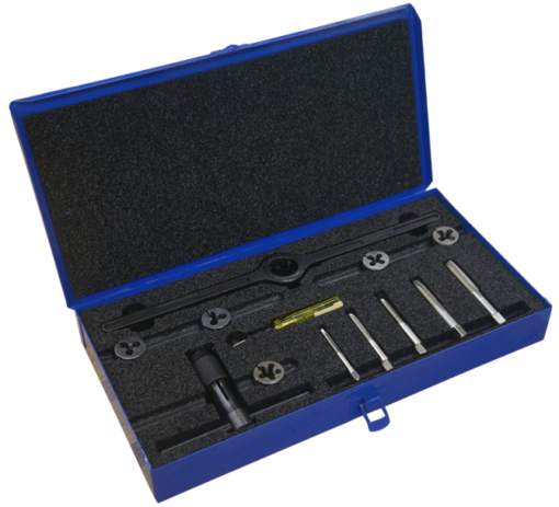 13PC 449 METRIC PLG TAP&RND DIE SET